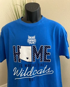 NEW MENS MED BLUE ARIZONA WILDCATS TEE SHIRT - Picture 1 of 3