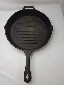 VTG Phillip Richard Flack Cast Iron Frying Grill Broiler Skillet 11" Pan #2 - Picture 1 of 9