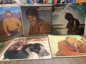 Glen Campbell Record Lot Of 5 Records  - Picture 1 of 6