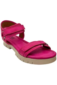 Miz Mooz Leather Sport Sandals Fuchsia - Picture 1 of 3
