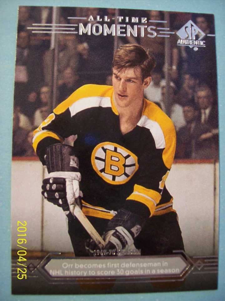 2014-15 Upper Deck (SP Authentic) "All-Time Moments" # 181 Bobby Orr! - Image 1 of 2