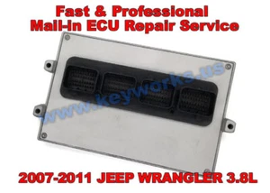 2011 JEEP WRANGLER 3.8L - JK- Fast & Professional ECU,PCM REPAIR SERVICE - Picture 1 of 1