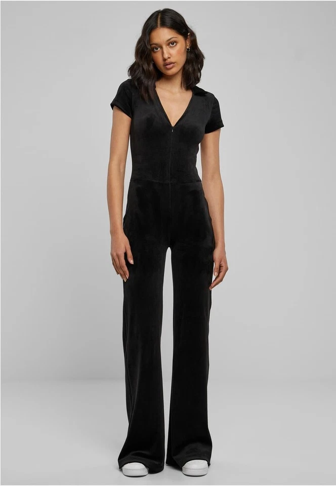 Urban Classics Damen Ladies Velvet Jumpsuit - Bild 1 von 1