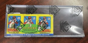 1979 Topps tarjeta de béisbol cera paquete de 3 bandejas estante barbacoa fascina de un estuche sellado Ozzie - Imagen 1 de 4