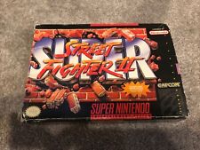 Street Fighter II (SNES, 1992) Box ,Booklet With Extreme Wear Working Game