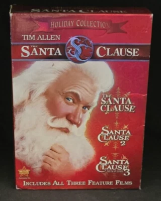 TIM ALLEN SANTA CLAUSE HOLIDAY COLLECTION - 3 DVD MOVIES - 1994 - 2002 - 2006 - Image 1 of 4
