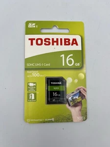 Toshiba SDHC UHS-I Card 16gb N203 - SEALED - Brand new - Picture 1 of 1