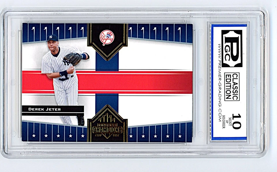 2005 Donruss Champions - Derek Jeter #445 Yankees PCG 10 - Image 1 of 2