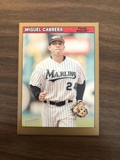 2006 Topps Bazooka Gold Chunks Parallel #23 Miguel Cabrera Florida Marlins  NICE