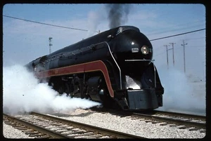 Original Rail Slide - NW Norfolk & Western 611+ Bellevue OH 4-30-1989 - Picture 1 of 1