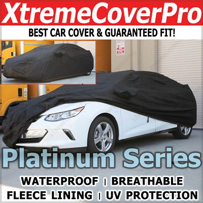 Pontiac G5 2007 2008 2009 cubierta de coche impermeable con bolsillo de espejo negro Foto 1 de 4