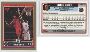 2006-07 Topps Gold /500 Chris Bosh #140 HOF