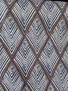Robert Allen Rhombi Forms Geometric Diamond Cotton Drapery Fabric by the yard - Picture 1 of 5