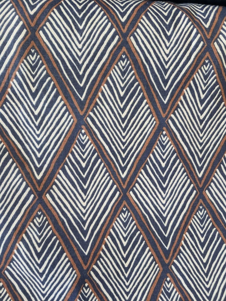 Robert Allen Rhombi Forms Geometric Diamond Cotton Drapery Fabric by the yard - Image 1 of 4