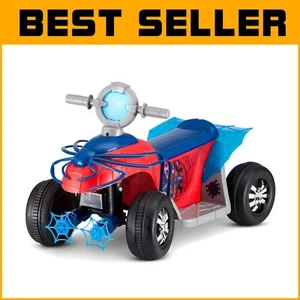 Marvel's Spider-Man 6V Toddler Ride-On - Light-Up Emblem & Safe Bumpers - Picture 1 of 12