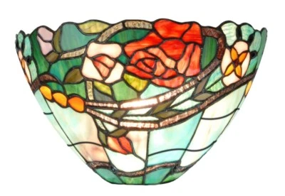 Tiffany style wall light - Image 1 of 4