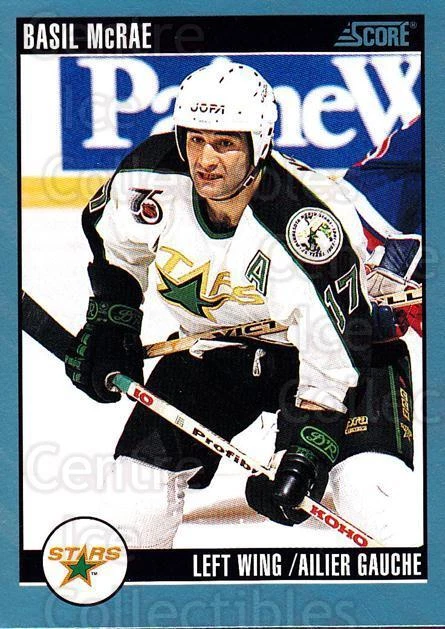 1992-93 Score Canadian #356 Basil McRae - Image 1 of 1