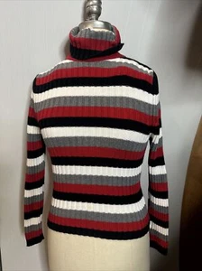 VTG 80’s Jamie Scott Knit Turtle Neck Ski Sweater Sz Small - Picture 1 of 6