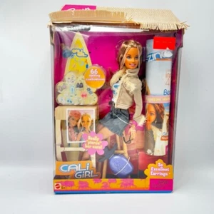 Barbie CALI GIRL Pierced Ears So Excellent Earrings B5766 New in Box - Picture 1 of 7
