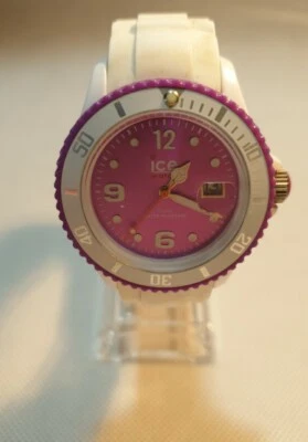 Womens Ice Watch Purple White 40 mm Working Order - Image 1 of 3