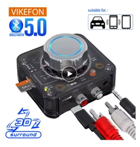 Odbiornik Bluetooth 5.0 3,5 mm AUX Cinch Gniazdo Hifi Wireless Audio Muzyka Adapter - Zdjęcie 1 z 7