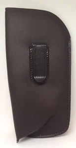 Buy Soft Safety Eyeglass Case With Clip Brown Color-UNISEX Size: 7.75'' x 3.25" - Picture 1 of 8