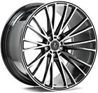 Alloy Wheels 19" Axe CF2 Black Polished Face For Lexus RX 400h [Mk2] 03-08