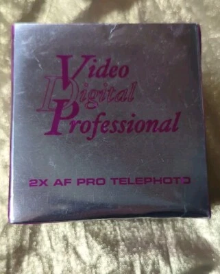 Wide Angle Lens / 2X Telephoto Lens For FUJI Canon Pentax Nikon JVC Panasonic  - Image 1 of 4