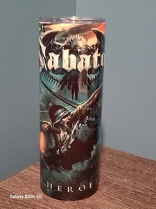 Vaso Sabaton: Steel Heroes 20 oz NUEVO HECHO A MEDIDA - Imagen 1 de 4