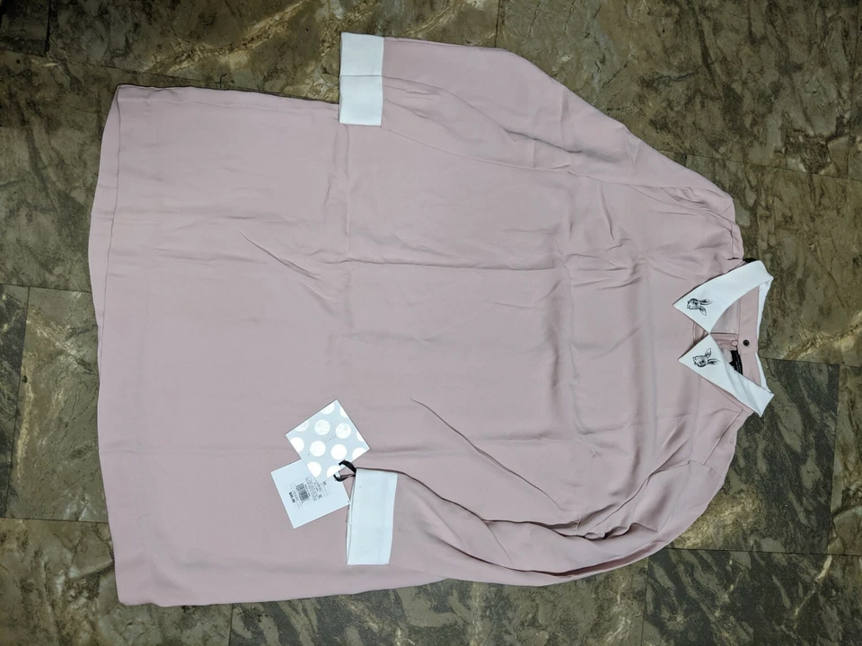 Victoria Beckham for Target White Shift Plus Size Dress With Black Tulips 2x