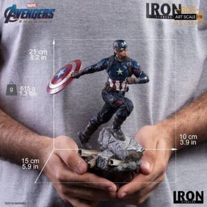 1/10 Iron Studios Avengers: Endgame Captain America Deluxe BDS Art Statue Figure - Picture 1 of 13