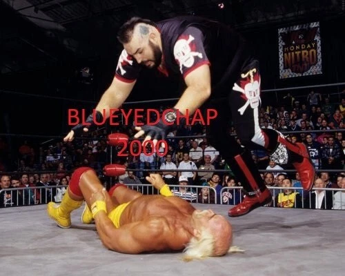 ONE MAN GANG VS HULK HOGAN WRESTLER 8 X1 0 WRESTLING PHOTO WWF WCW - Image 1 of 1