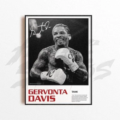 Gervonta Davis Art Print, Boxing Art Print, Boxing Arts - Wall Decor - Image 1 of 4