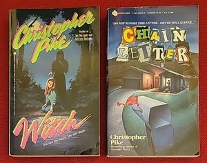 Christopher Pike 2 Book Lot Witch/ Chain Letter Vintage Paperbacks 1990/ 1986 - Bild 1 von 16