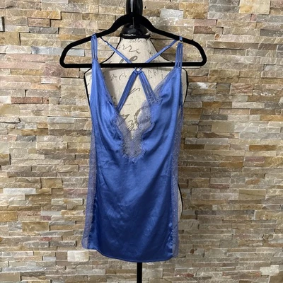 Victoria's Secret атласная сорочка женщин маленький ночь скольжения кружева стороны чистый с ремешками - Изображение 1 из 2