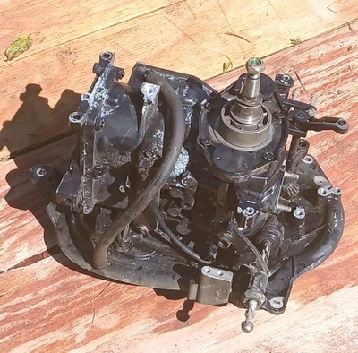 Mercury Mariner Outboard 9.8 Hp Power Head Engine Compression Tested GOOD (READ) - Image 1 of 4