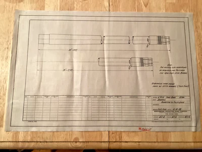 Dibujo Winchester Modelo 1897 Original de Fábrica Calibre 12 Barril y Polichoke Foto 1 de 2