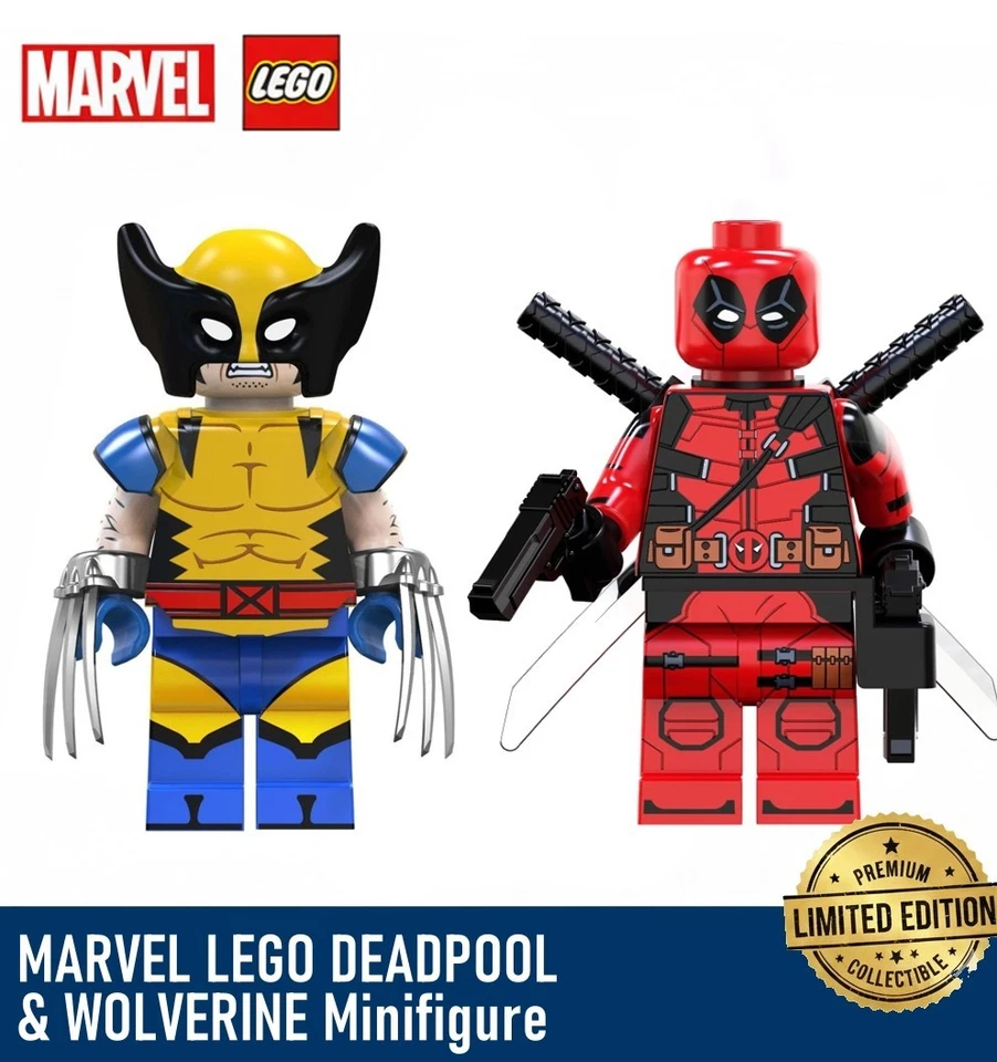 LEGO Marvel Super Heroes Deadpool e Wolverine Edizione Limitata | Minifigure Set - Immagine 1 di 1
