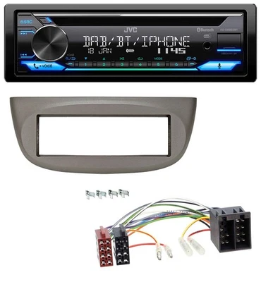 JVC Bluetooth MP3 USB DAB CD Autoradio für Renault Twingo 07-12 beige-grau - Bild 1 von 4
