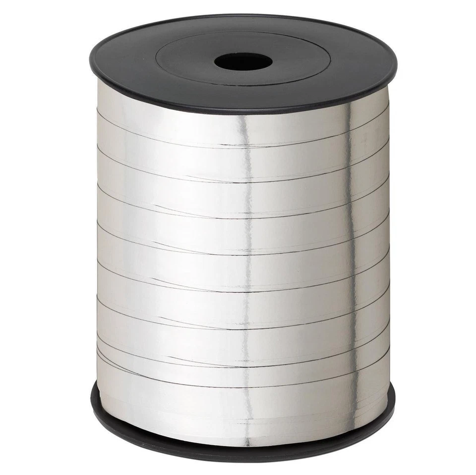 Brizzolari Rocchetto Nastro Regalo 10mmx250mt Argento Lucido 04 - Immagine 1 di 1