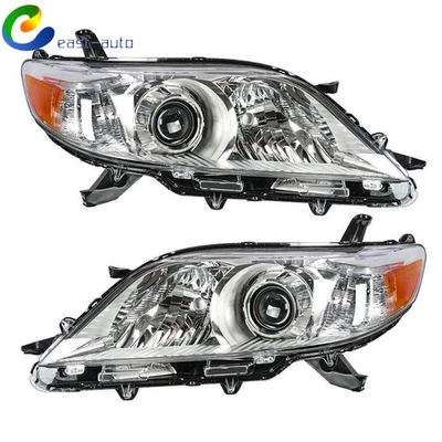 Faros derecho+izquierdo para furgoneta Toyota Sienna 2011 2012-2020 lámparas halógenas de fábrica Foto 1 de 4