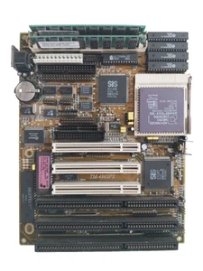 Totem TM-486SPS Sockel 3 Mainboard + AMD DX4-100Mhz CPU (SV8B) + 32Mb RAM - Bild 1 von 11