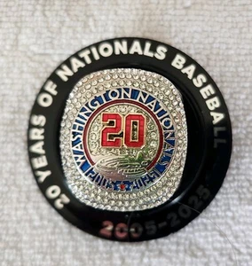 Washington Nationals NATS20 20th Anniversary Ring SGA 4/04/25 NEW WITH BOX - Picture 1 of 5