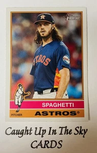 2025 Topps Heritage Spencer Arrighetti “Apodo” “Espaguetis” SP Astros - Imagen 1 de 2