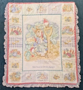 Mothercare Vintage Peter Rabbit light quilted blanket quilt 2935025 Frill UK - Picture 1 of 8