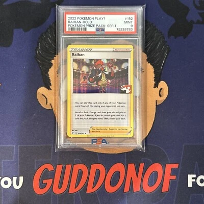 PSA 9 MINT 2022 Pokemon Prize Pack Series 1 RAIHAN #152 Holo Rare - Image 1 of 3