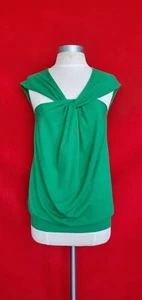 Top de algodón verde Lanvin talla S/M - Imagen 1 de 7