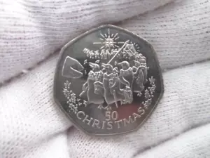 More details for gibraltar christmas 50p coin 1995 penguin parade