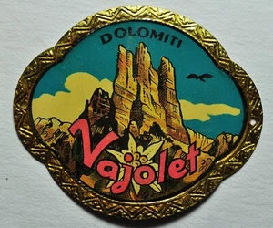 Plaque, Medal From Stick Dolomites Vajolet - Picture 1 of 1