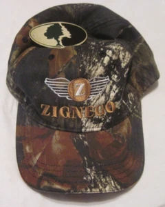 ZIGNEGO Hat Cap- Mossy Oak CAPAMERICA Camo Green & Tan Hunting NEW With Tags - Picture 1 of 7
